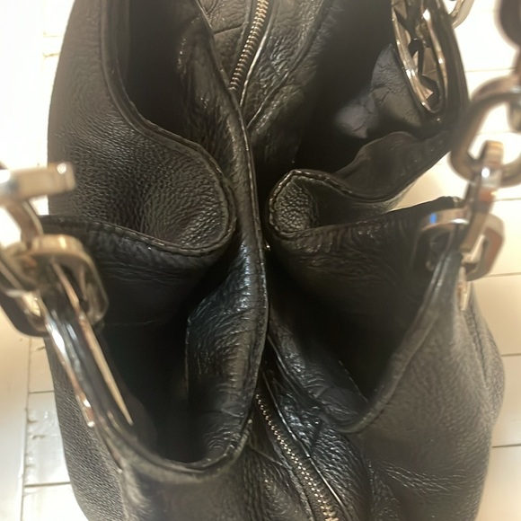 EUC MK Black Leather Hobo - Picture 9 of 13